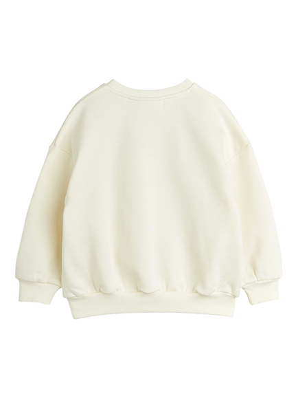 Mini Rodini Kids' Mini Rodini Society Sweatshirt, Off White - view 2, Off White