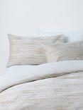 John Lewis Avisa Pure Cotton Jacquard Bedding, Champagne