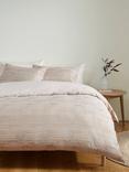 John Lewis Avisa Pure Cotton Jacquard Bedding, Champagne