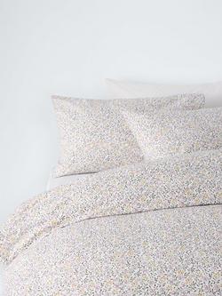 John Lewis Mae Cotton Ditsy Floral Duvet Cover Set, Multi