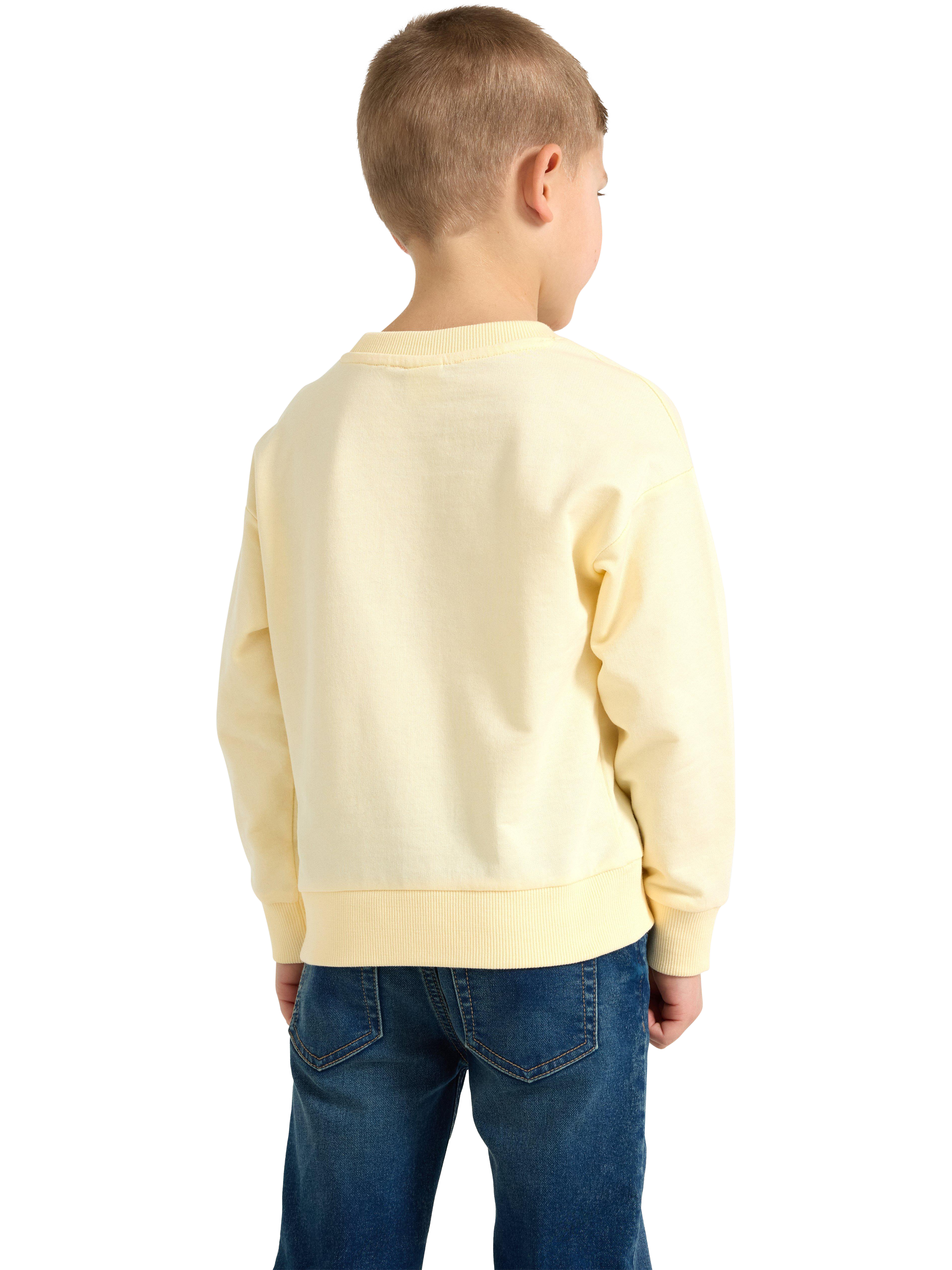 Product image 2 of 6, which shows Lindex Kids' Cotton Ladybird Sweatshirt, Light Yellow, 5-6 years
