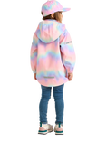 Lindex Kids' Ombre Print Waterproof Jacket, Light Pink