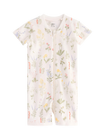 Lindex Baby Pure Cotton Floral Print Sleepsuit