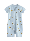 Lindex Baby Pure Cotton Bee Print Sleepsuit