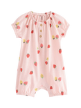 Lindex Pure Cotton Strawberry Romper