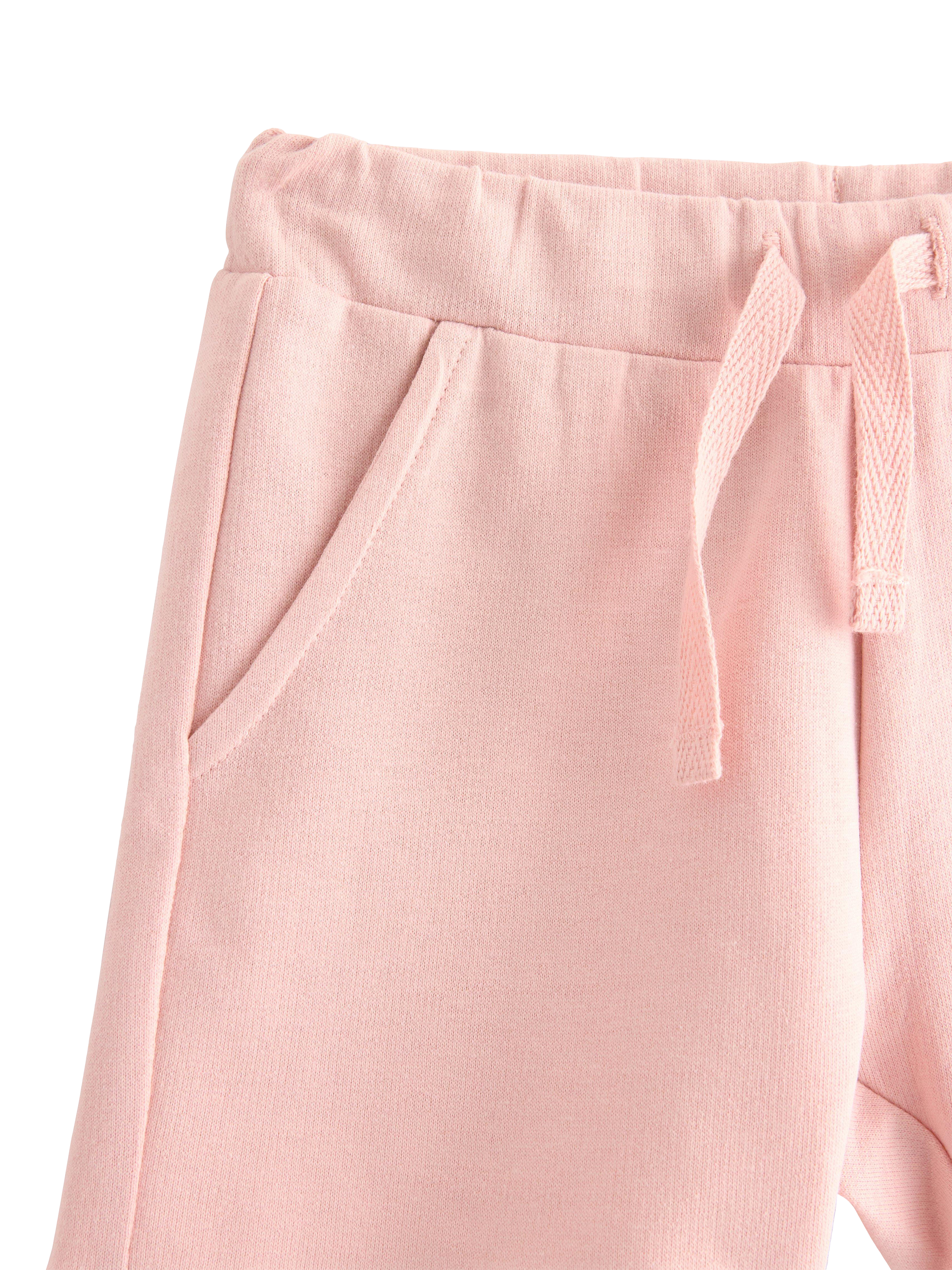 Product image 3 of 3, which shows Lindex Baby Cotton Jersey Ice Cream Print Shorts, Light Dusty Pink, 4-6 months