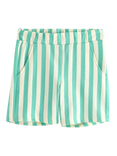 Lindex Kids' Cotton Jersey Stripe Shorts, White