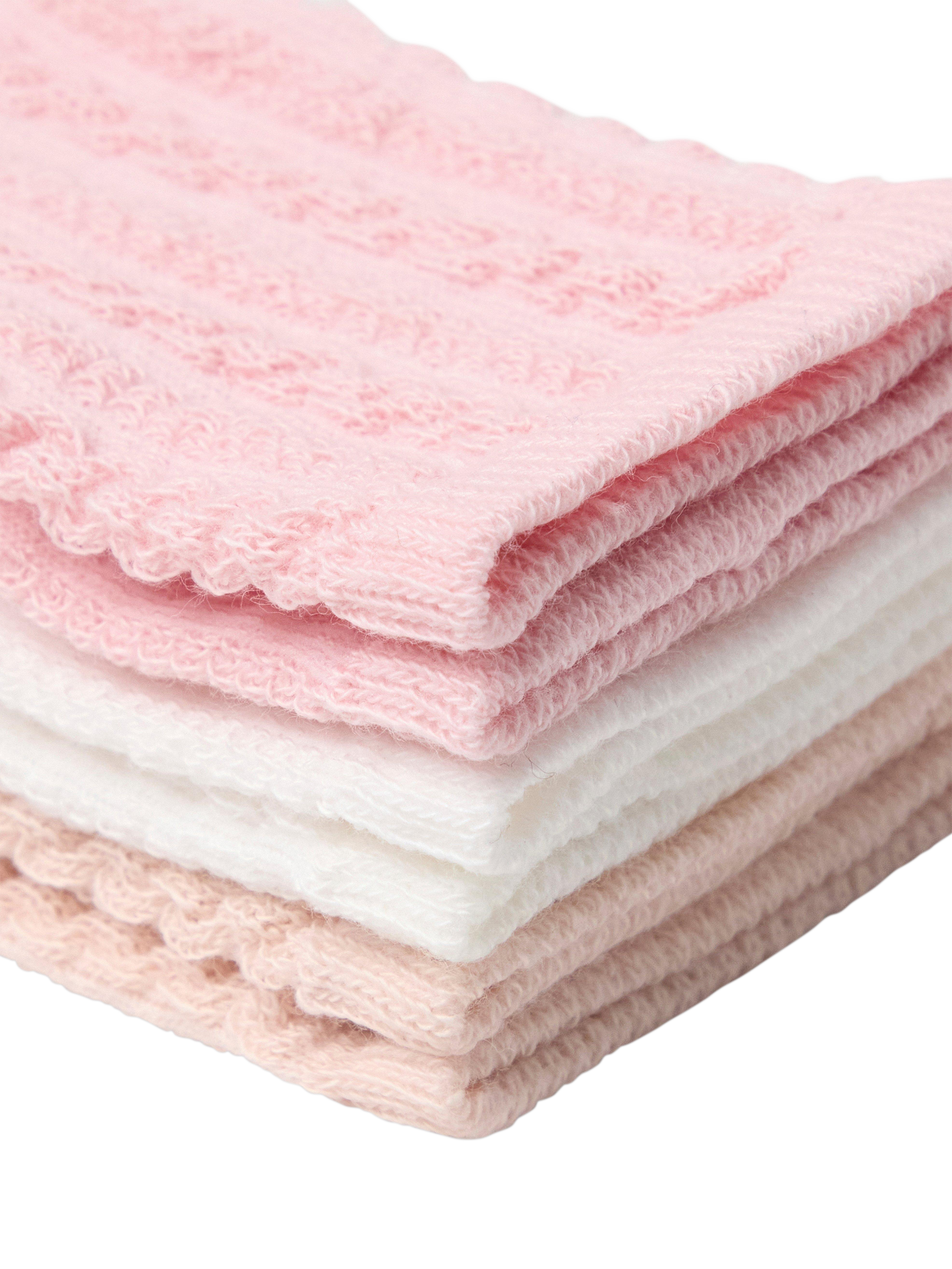 Product image 3 of 3, which shows Lindex Baby Cotton Blend Socks, Pack of 3, Light Dusty White, 4-9 months
