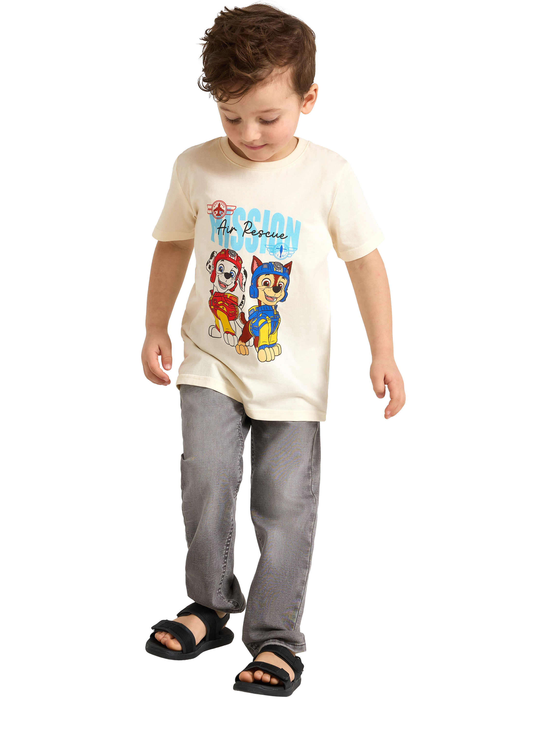 Product image 3 of 6, which shows Lindex Kids' Paw Patrol T-Shirt, White, 18-24 months