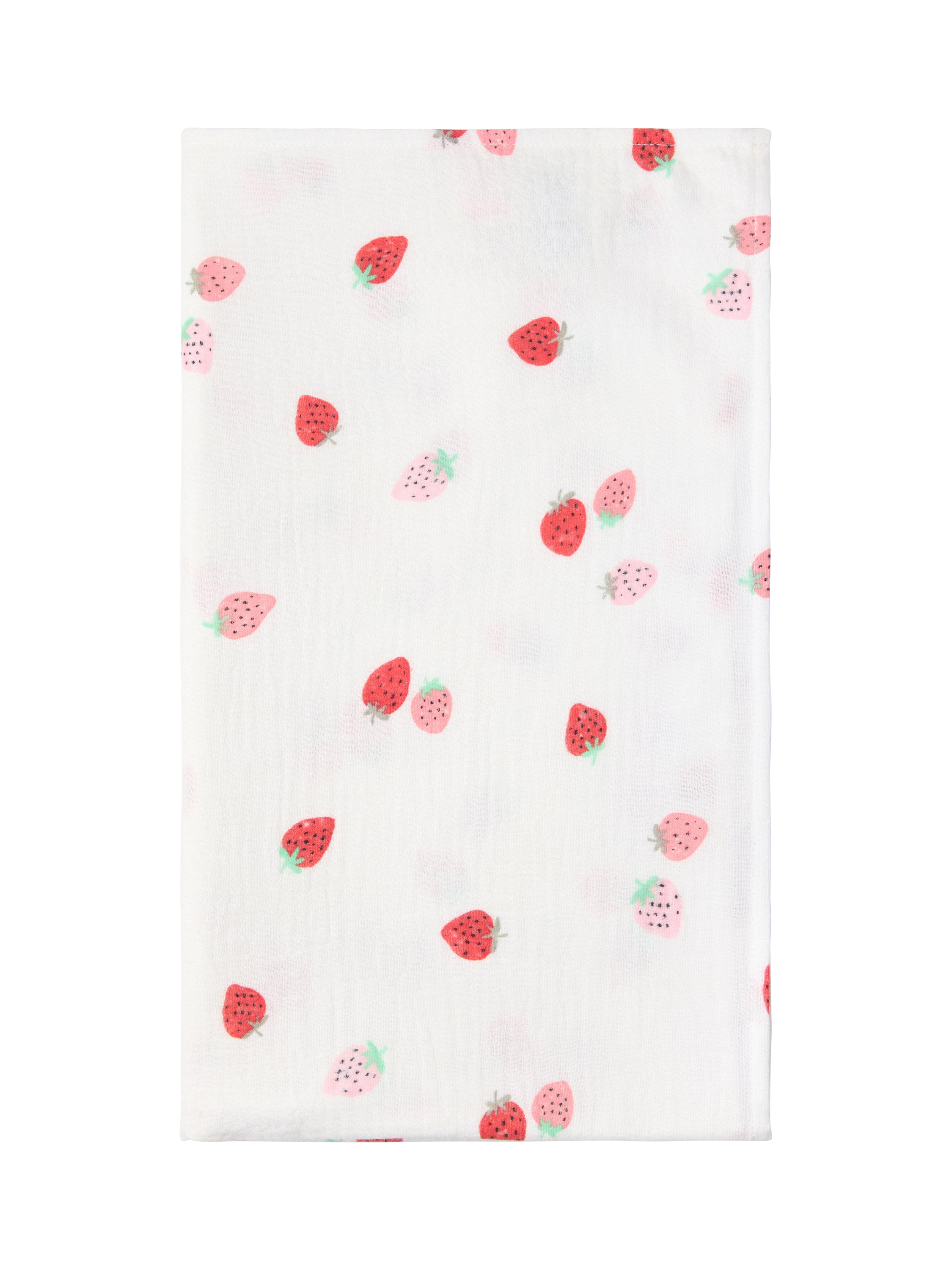 Product image 1 of 3, which shows Lindex Muslin Baby Blanket, Light Dusty White, One Size