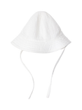 Lindex Baby Tie Sun Hat, Light Dusty White