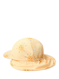 Lindex Baby Sun Print Swim Cap, Light Dusty Yellow