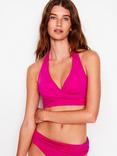 Boden Levanzo Halterneck Bikini Top, Jewel Pink