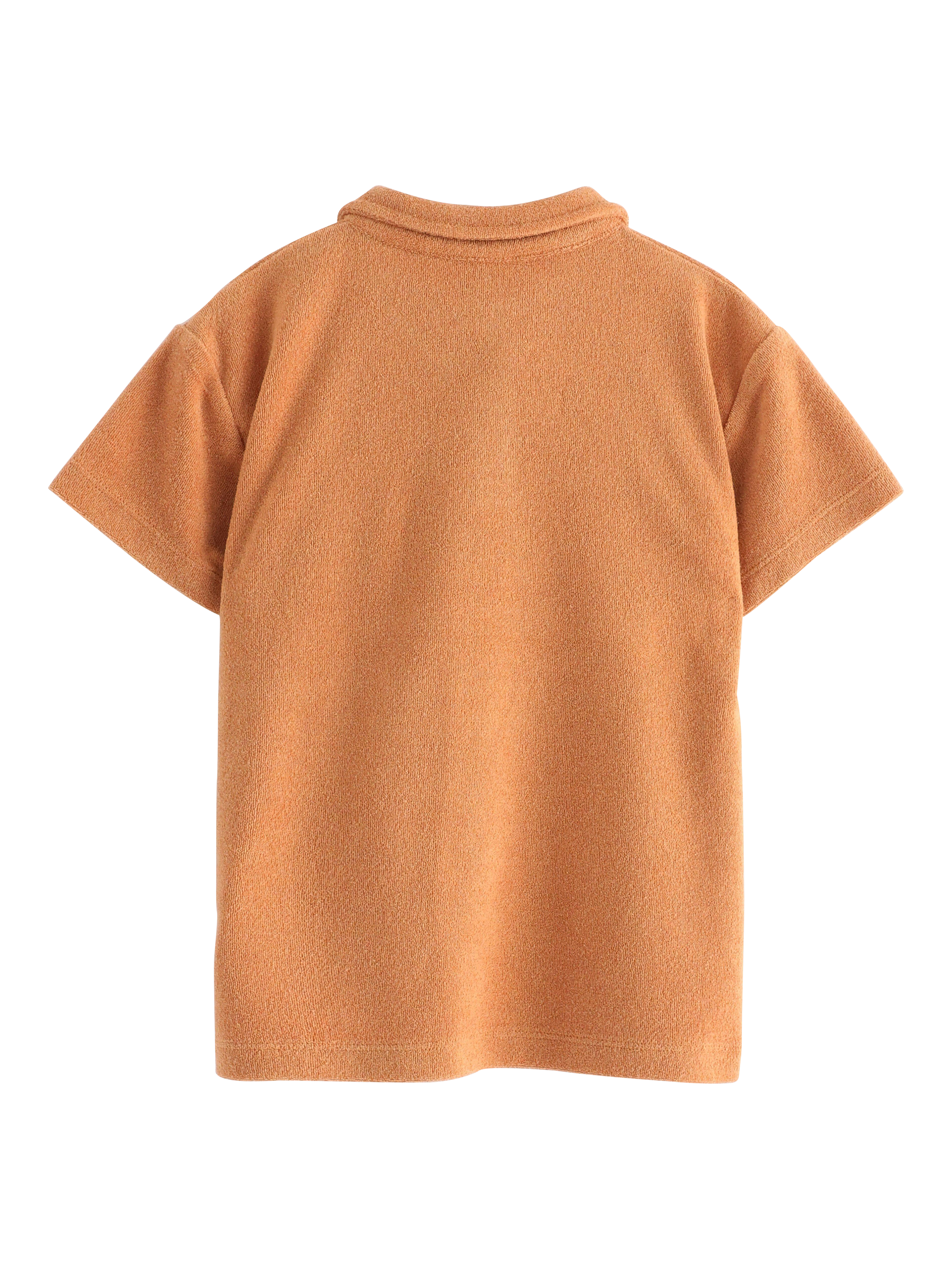 Product image 2 of 3, which shows Lindex Kids' Terry T-Shirt, Dark Beige, 6-8 years