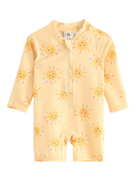 Lindex Baby Swimsuit, Light Dusty Yellow, Light Dusty Yellow