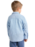 Lindex Kids' Linen Blend Long Sleeve Shirt