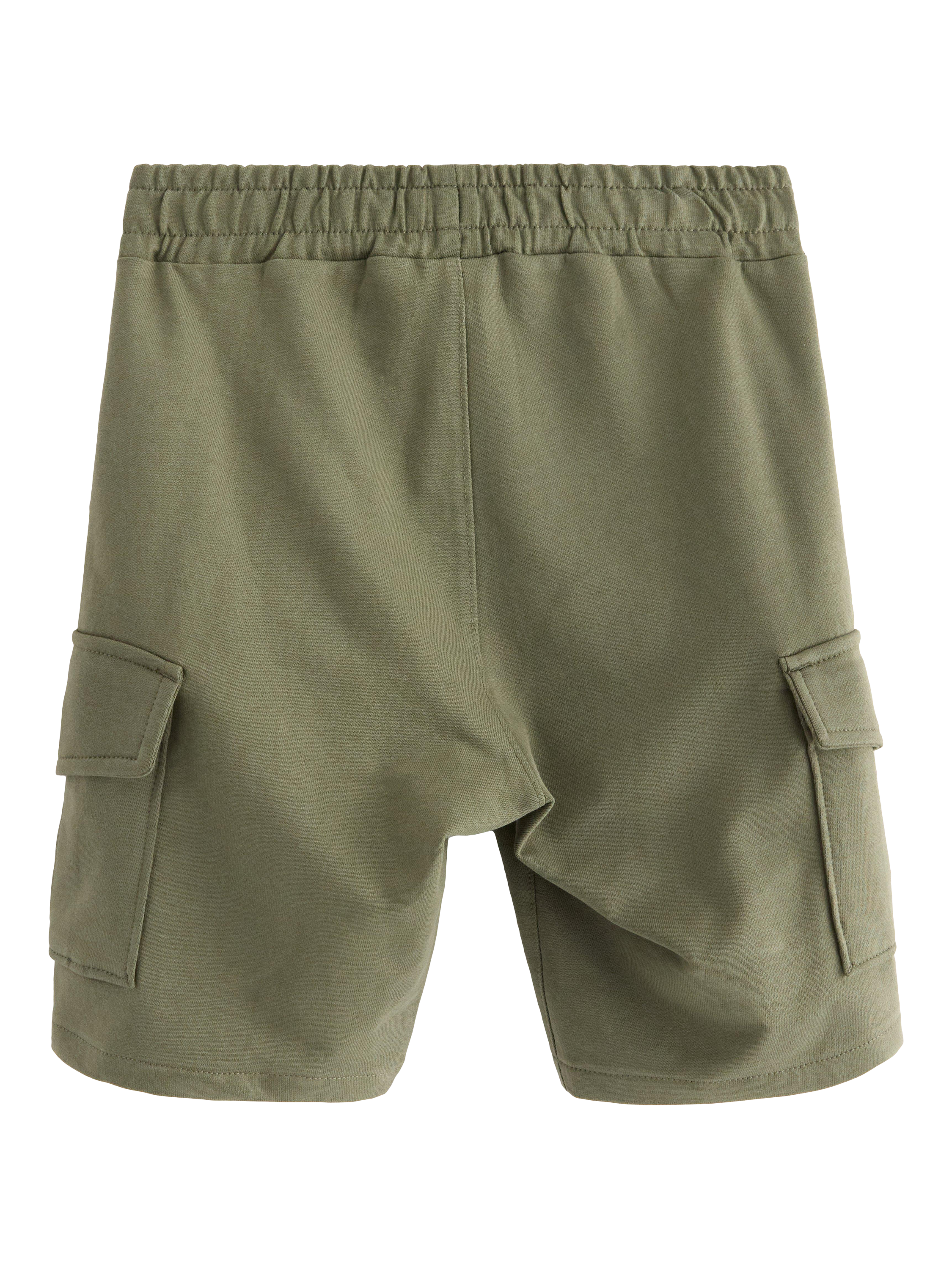 Product image 2 of 3, which shows Lindex Kids' Cotton Cargo Shorts, Lt Dusty Khaki, 8-10 years