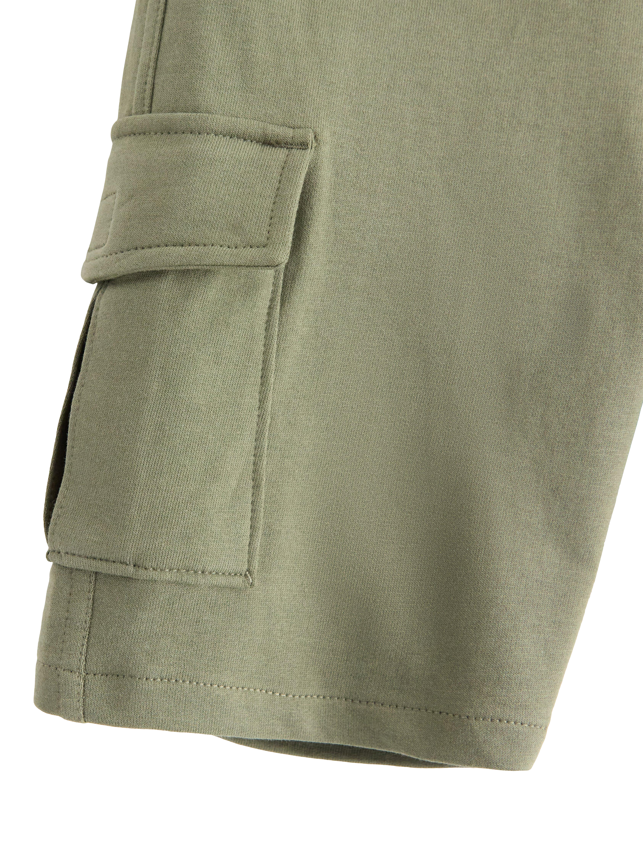 Product image 3 of 3, which shows Lindex Kids' Cotton Cargo Shorts, Lt Dusty Khaki, 8-10 years