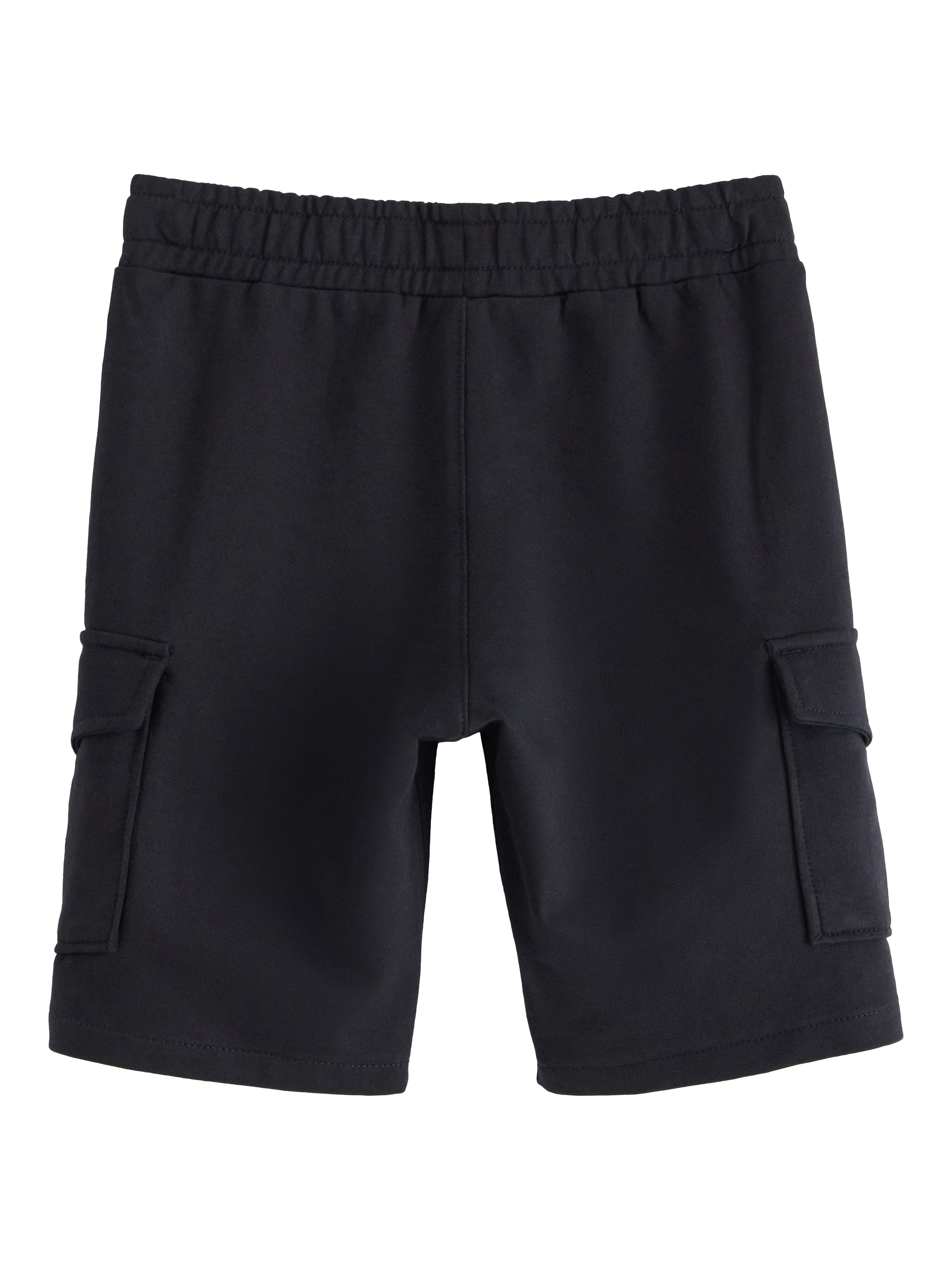 Product image 2 of 3, which shows Lindex Kids' Cotton Cargo Shorts, Black, 6-8 years