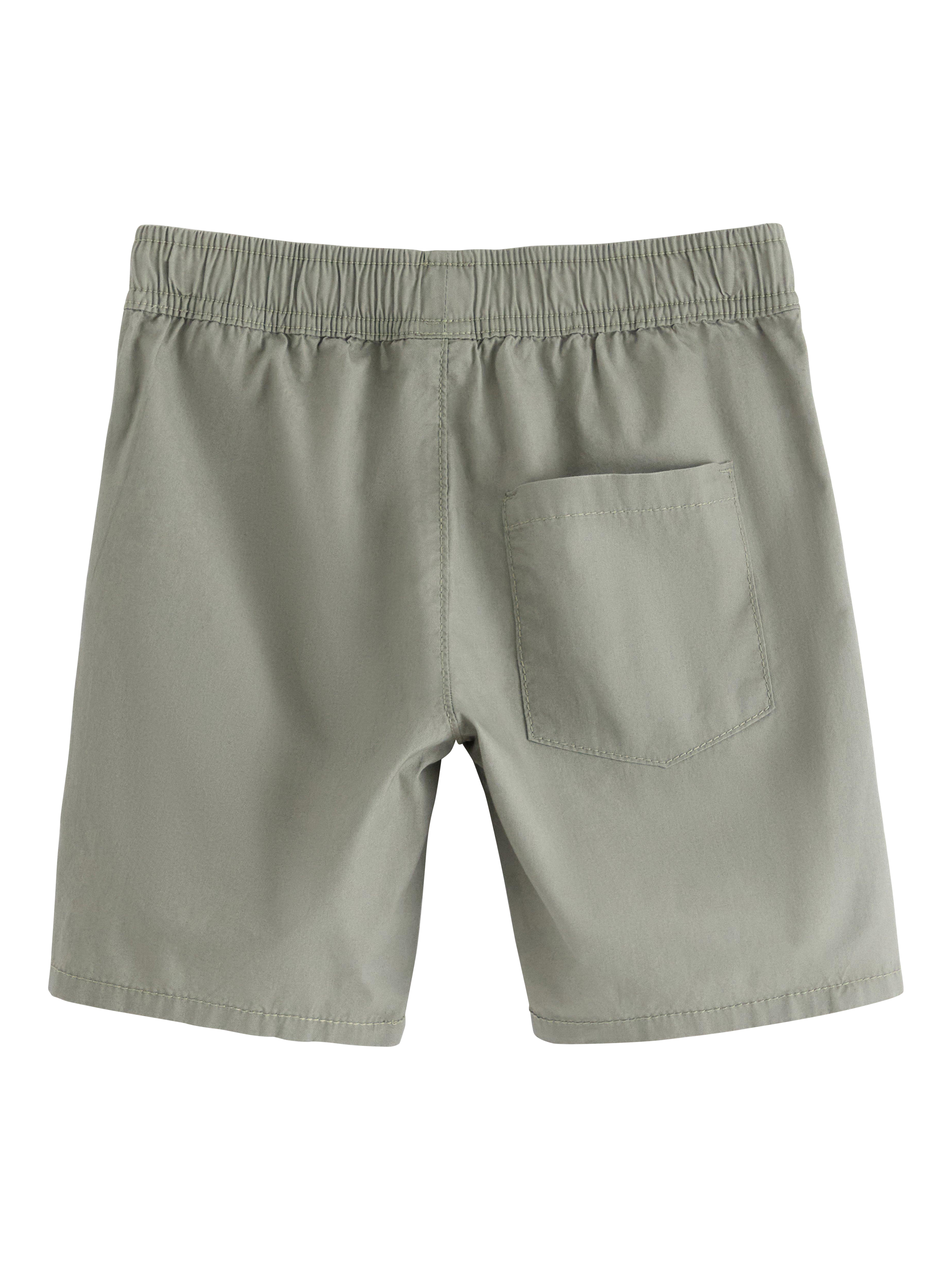 Product image 2 of 3, which shows Lindex Kids' Cotton Cargo Shorts, Dusty Green, 6-7 years
