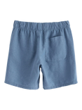 Lindex Kids' Cotton Blend Shorts, Dusty Blue