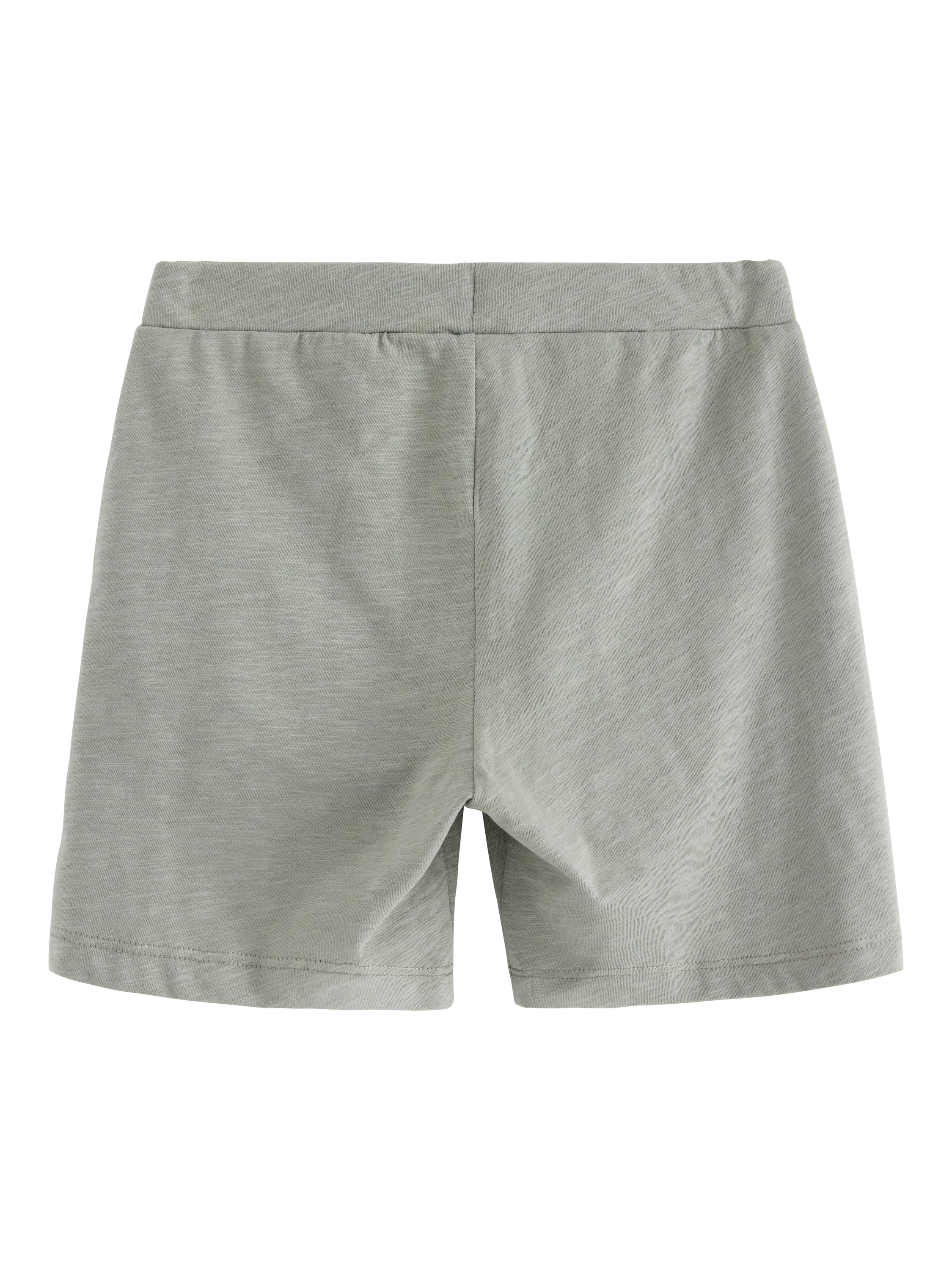Product image 2 of 3, which shows Lindex Kids' Pure Cotton Shorts, Dusty Green, 18-24 months