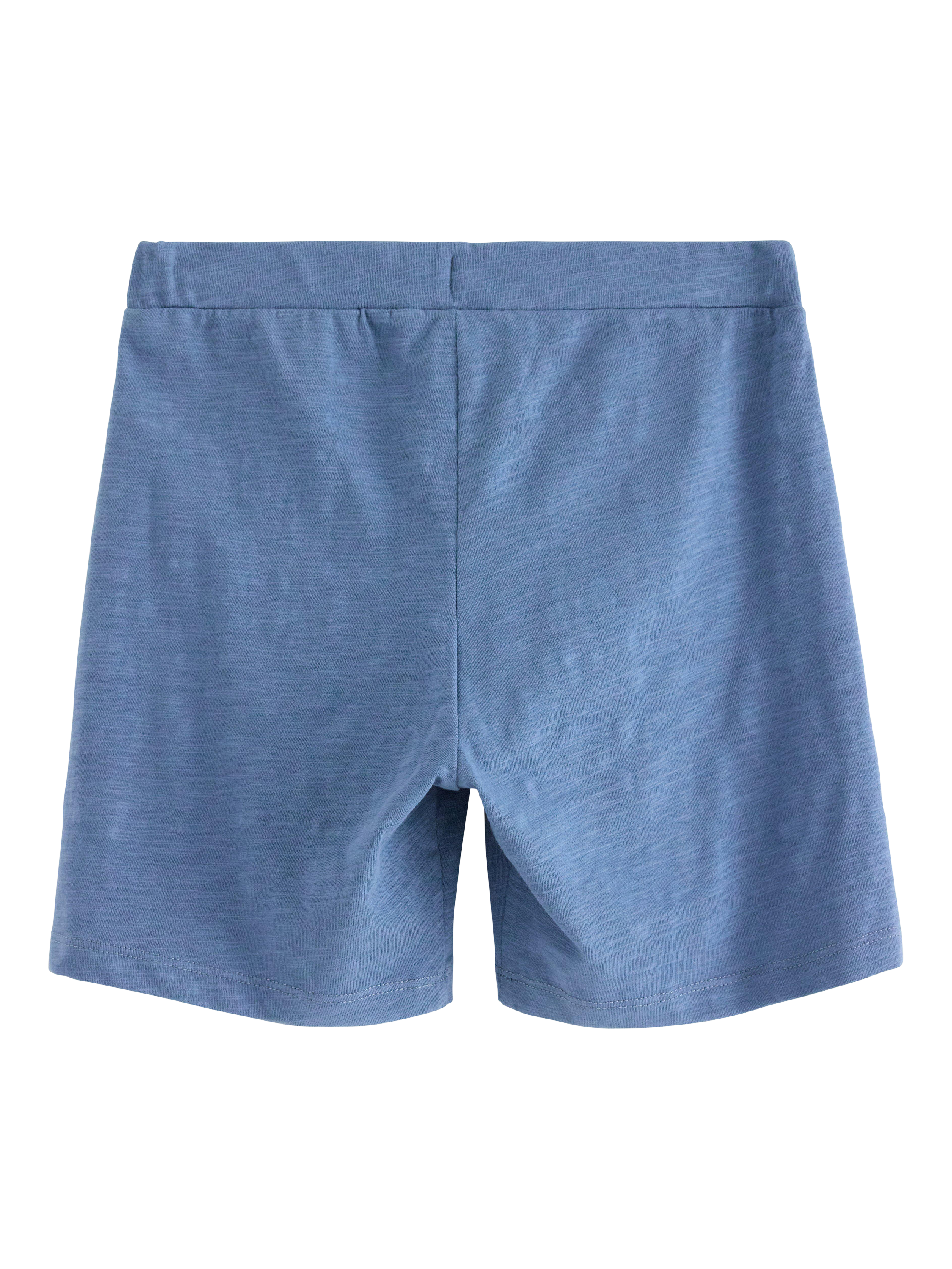 Product image 2 of 3, which shows Lindex Kids' Pure Cotton Shorts, Dusty Blue, 18-24 months