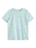 Lindex Kids' Pure Cotton Crew Neck T-Shirt