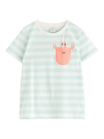 Lindex Kids' Pure Cotton Striped T-Shirt