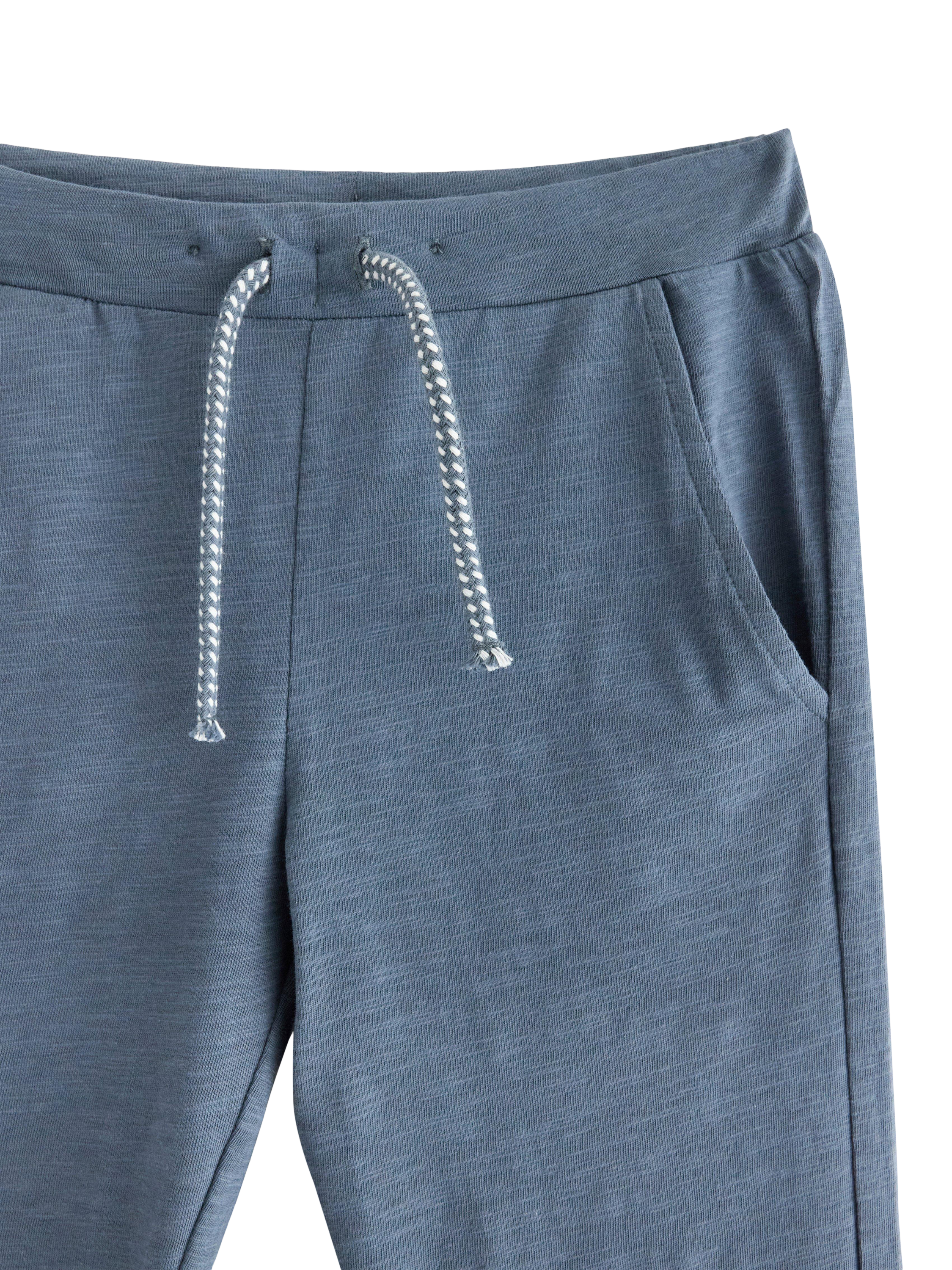 Product image 5 of 5, which shows Lindex Kids' Cotton Slub Jersey Joggers, Dark Grey, 2-3 years