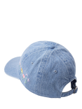 Lindex Kids' Cotton Denim Baseball Cap, Light Denim
