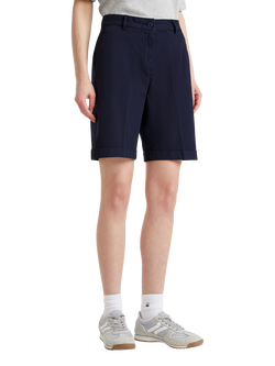 Benetton Regular Shorts with Turn-Up, Night Blue