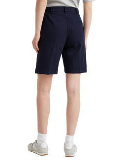 Benetton Regular Shorts with Turn-Up - view 2, Night Blue