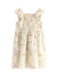 Lindex Kids' Sleeveless Dress, Light Dusty White