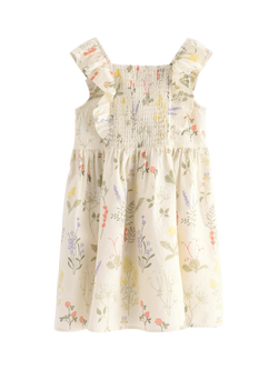 Lindex Kids' Sleeveless Dress, Light Dusty White - view 2, Light Dusty White