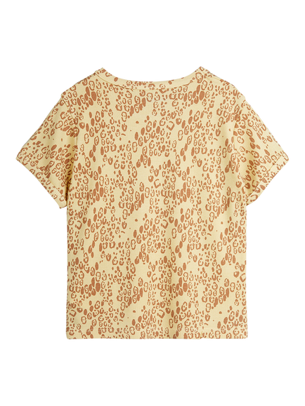 Mini Rodini Kids' Leopard Print T-Shirt, Leopard Print - view 2, Leopard Print