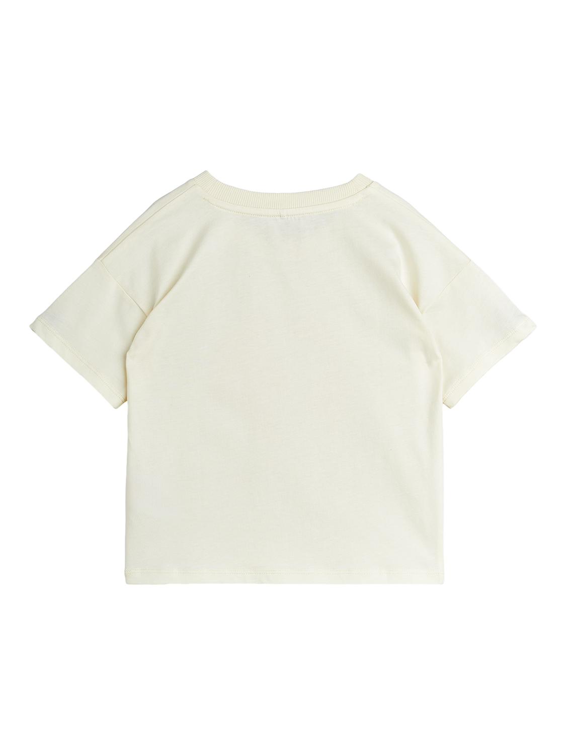 Product image 2 of 3, which shows Mini Rodini Kids' Mini Rodini Society T-Shirt, Off White, 18-36 months