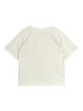 Mini Rodini Kids' Mini Rodini Society T-Shirt, Off White