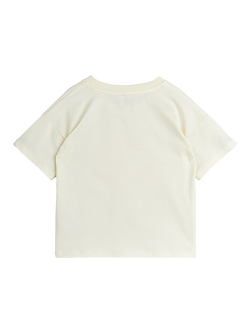 Mini Rodini Kids' Mini Rodini Society T-Shirt, Off White - view 2, Off White