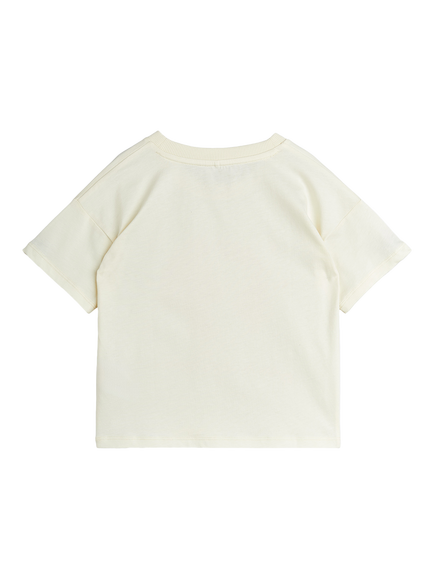 Mini Rodini Kids' Mini Rodini Society T-Shirt, Off White - view 2, Off White