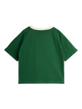 Mini Rodini Kids' Sun V-Neck T-Shirt, Green