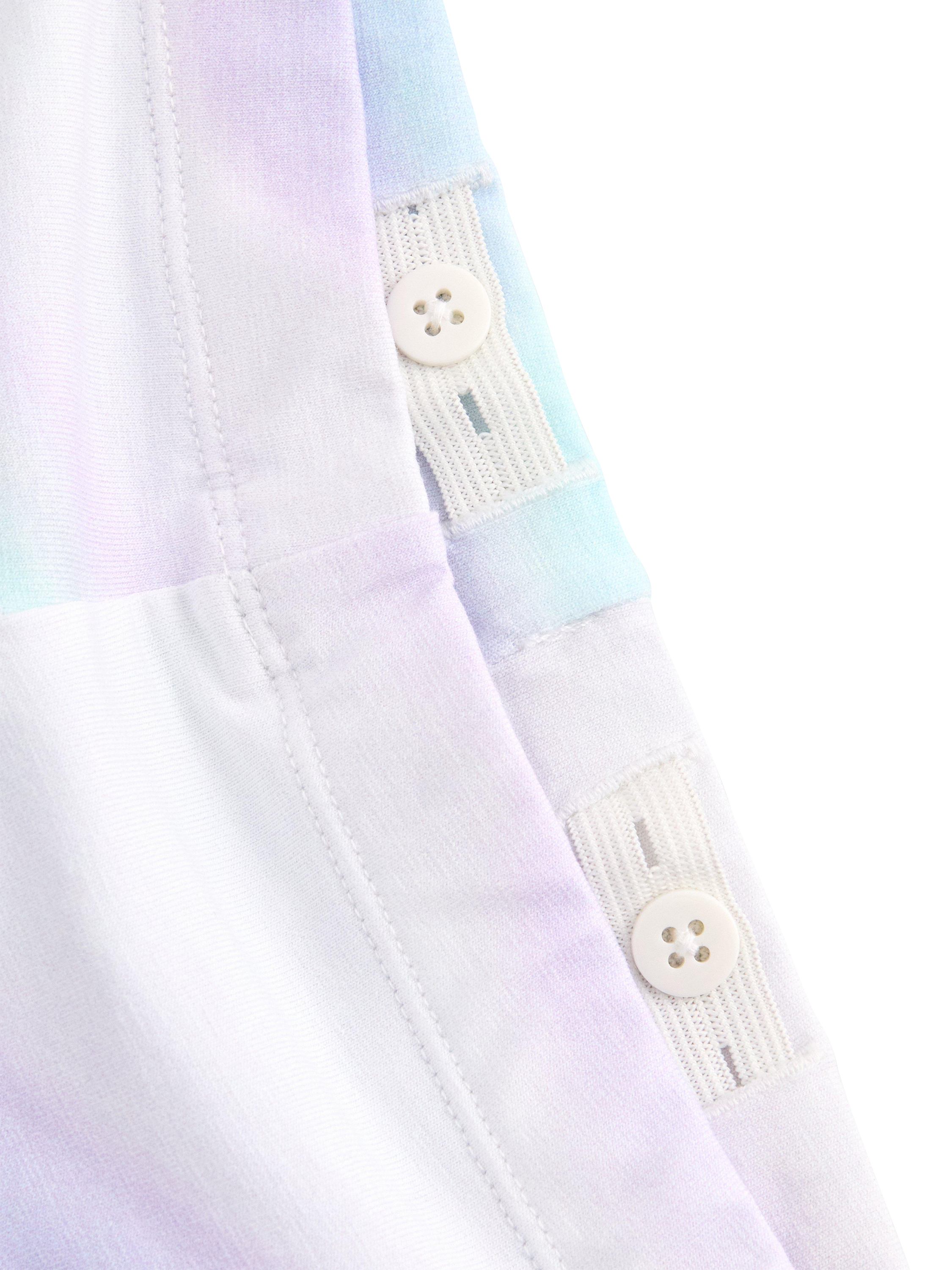 Product image 6 of 6, which shows Lindex Kids' Colour Wash Cycling Shorts, Light Dusty White, 2-3 years