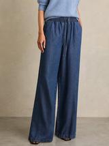 Blue Wide Leg Trousers