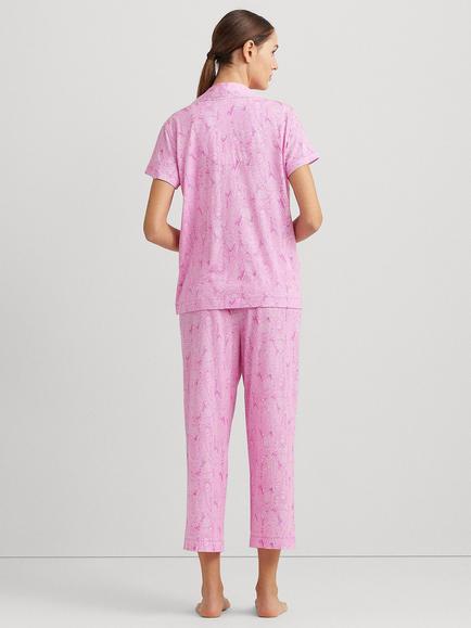 Lauren Ralph Lauren Paisley Capri Pyjama Set - view 2, Pink/Multi