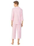 Lauren Ralph Lauren 3/4 Sleeve Capri Stripe Pyjamas