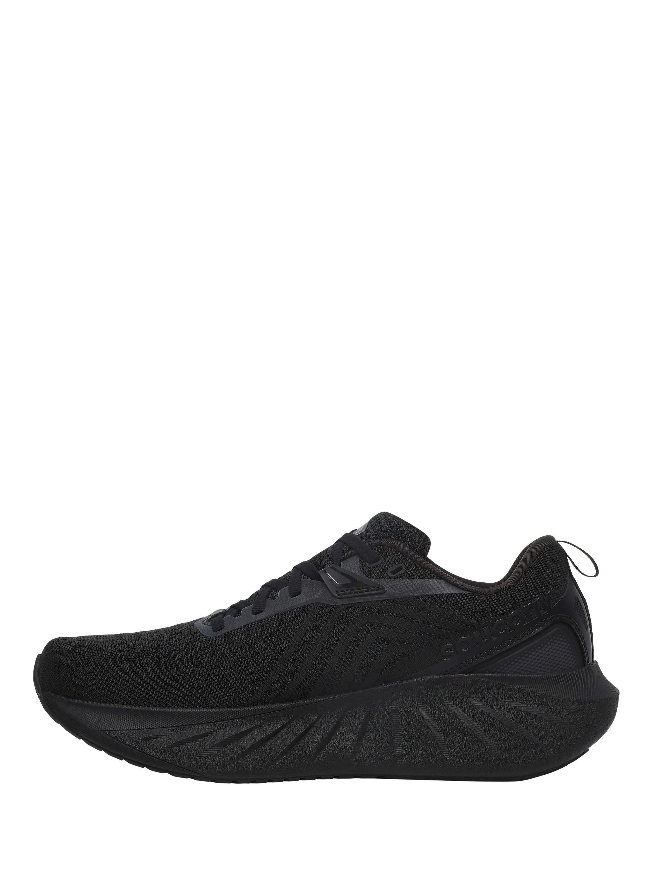 Product image 3 of 6, which shows Saucony Triumph 22 Running Shoes, Triple Black, 8