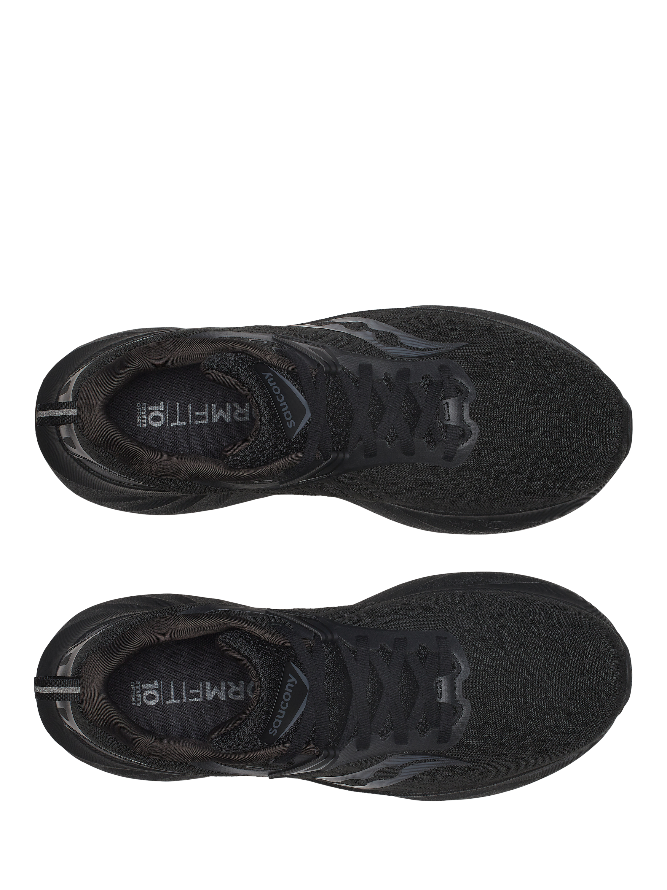 Product image 5 of 6, which shows Saucony Triumph 22 Running Shoes, Triple Black, 8