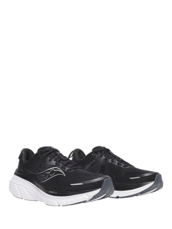 Saucony Guide 18 Running Shoes, Black/White - view 2, Black/White