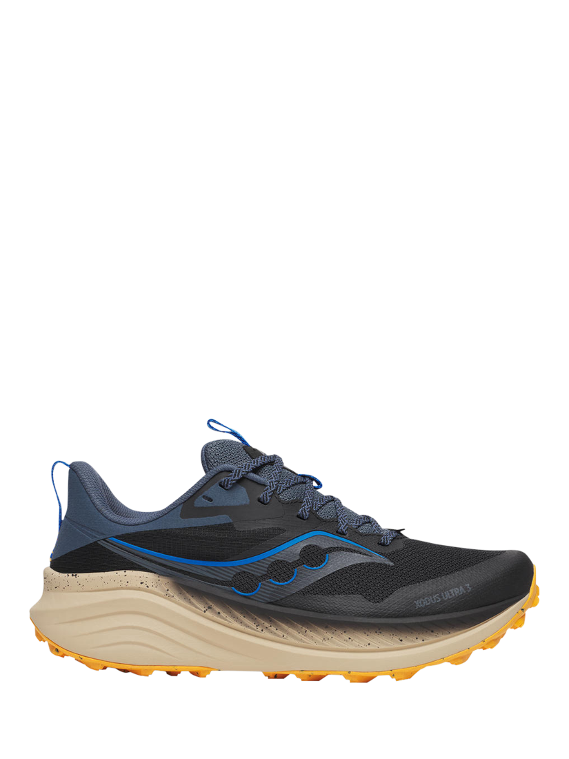 Product image 1 of 6, which shows Saucony Xodus Altra 3 Running Shoes, Black/Dusk, 7