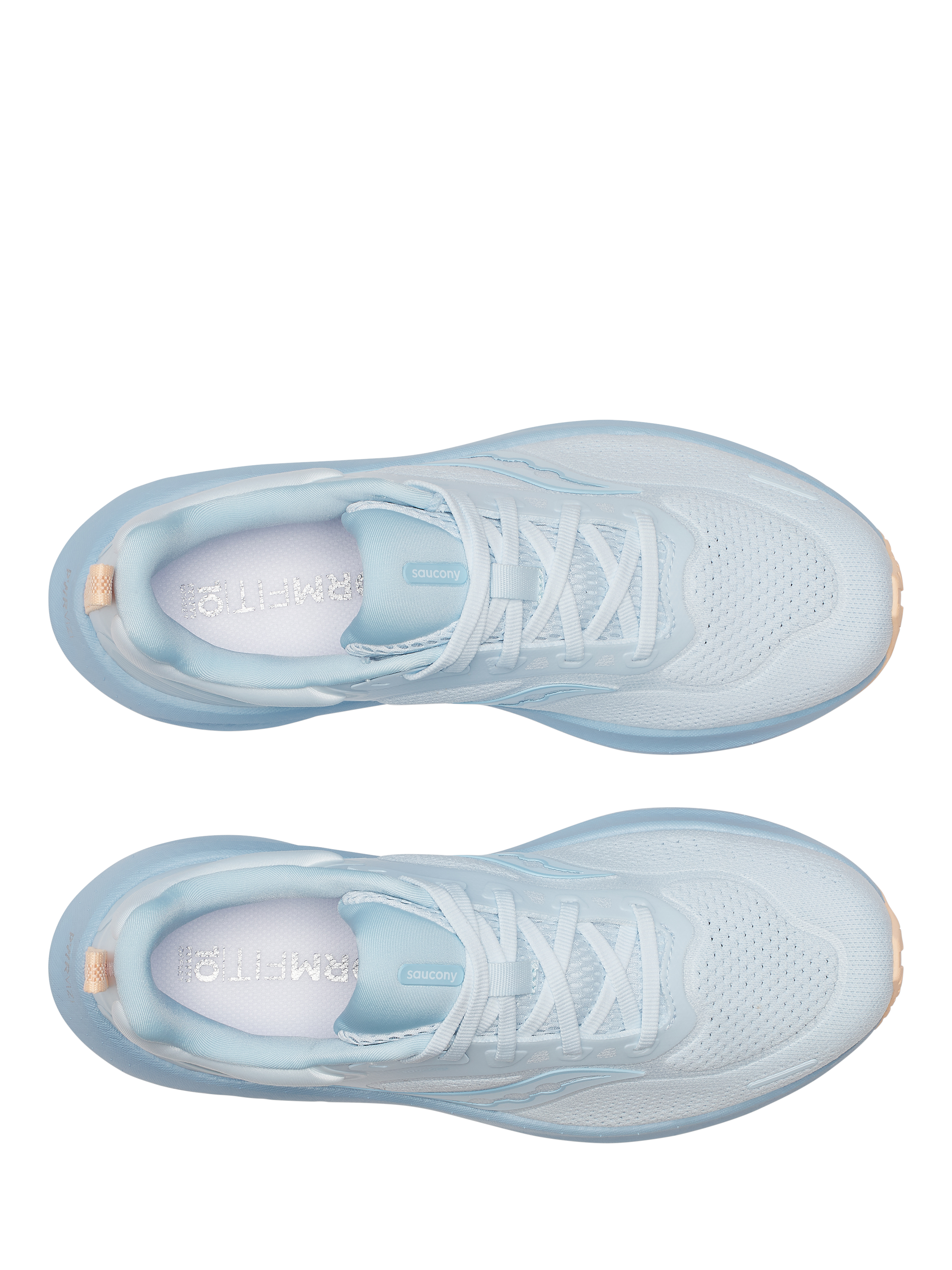 Product image 5 of 6, which shows Saucony Surge 3 Running Shoes, Ice /Dream, 4
